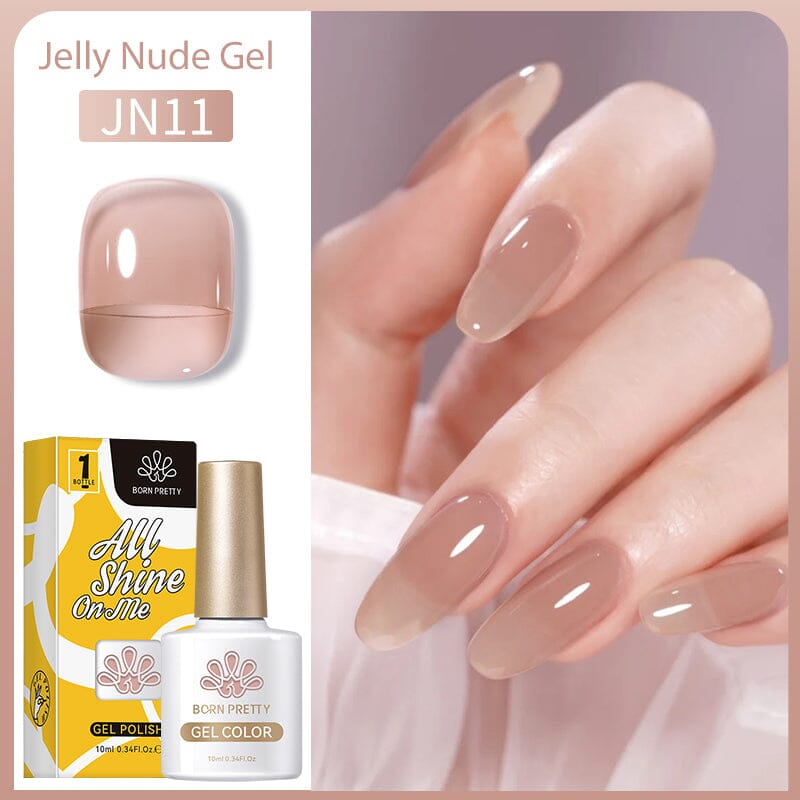 Jelly Nude Gel Gel Nail Polish BORN PRETTY JN11 
