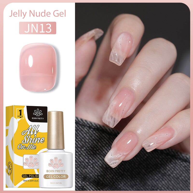 Jelly Nude Gel Gel Nail Polish BORN PRETTY JN13 