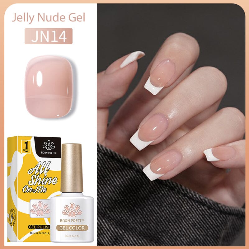 Jelly Nude Gel Gel Nail Polish BORN PRETTY JN14 