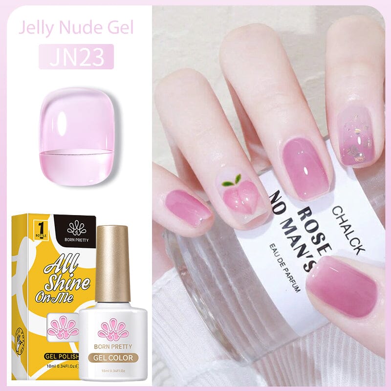 Jelly Nude Gel Gel Nail Polish BORN PRETTY JN23 