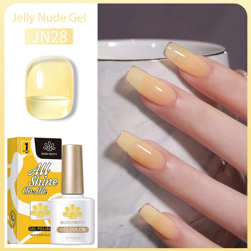 Jelly Nude Gel Gel Nail Polish BORN PRETTY JN27 
