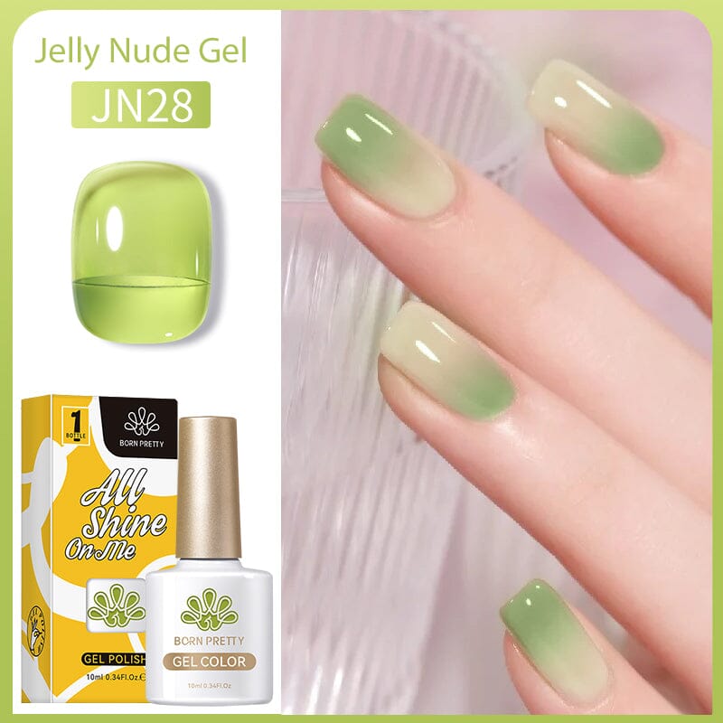 Jelly Nude Gel Gel Nail Polish BORN PRETTY JN28 