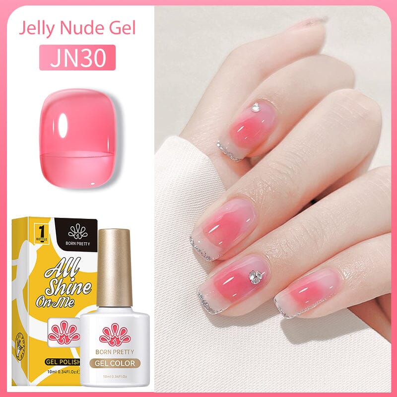 Jelly Nude Gel Gel Nail Polish BORN PRETTY JN30 