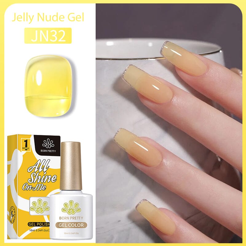 Jelly Nude Gel Gel Nail Polish BORN PRETTY JN32 