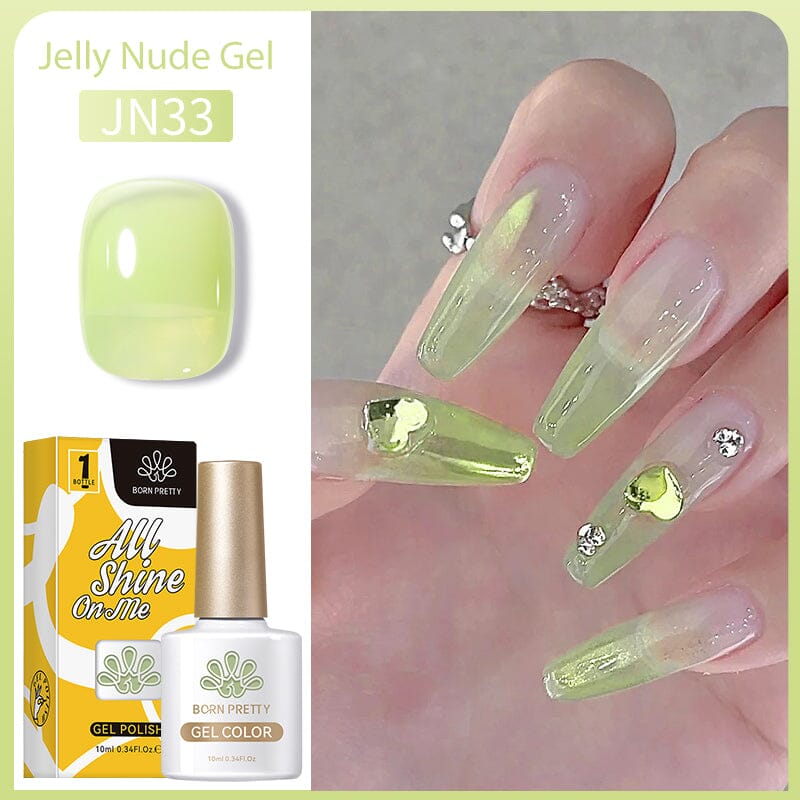 Jelly Nude Gel Gel Nail Polish BORN PRETTY JN33 