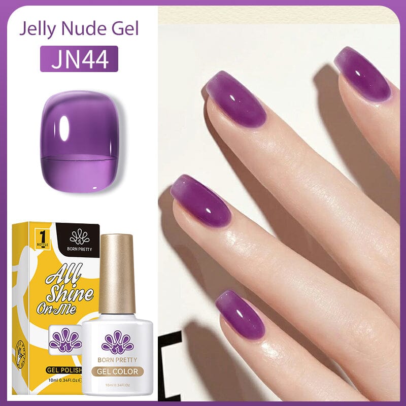 Jelly Nude Gel Gel Nail Polish BORN PRETTY JN44 