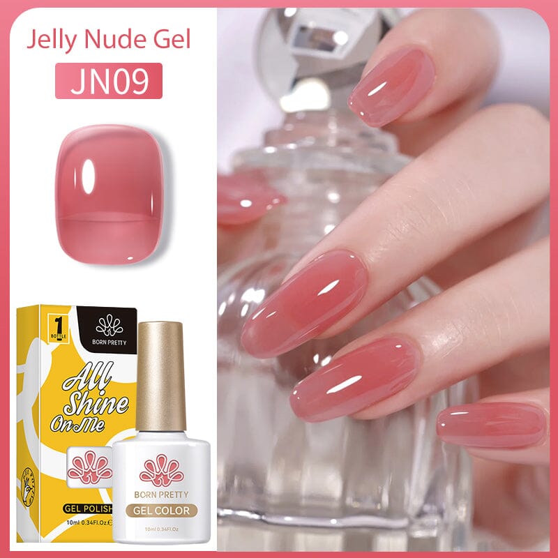 Jelly Nude Gel Gel Nail Polish BORN PRETTY JN09 