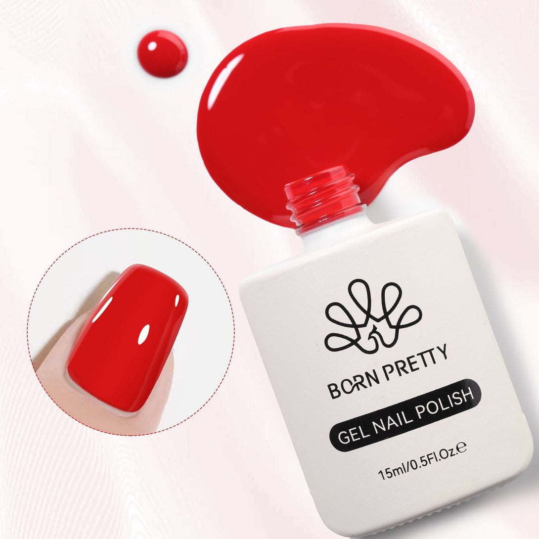 Red Hema-Free Color Gel Polish #03 15ml Gel Nail Polish BORN PRETTY 