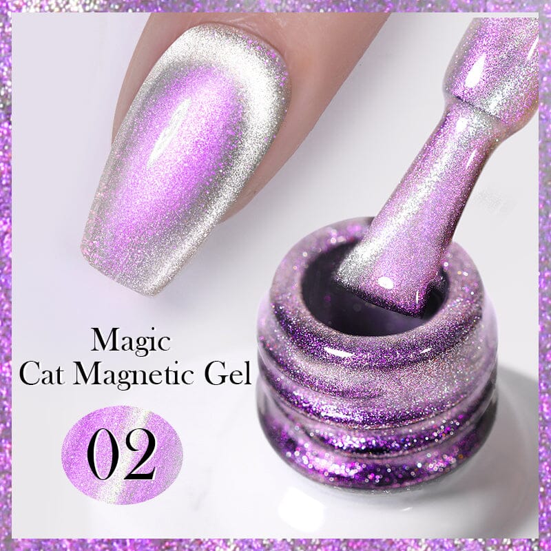 Magic Cat Magnetic Gel 10ml Gel Nail Polish BORN PRETTY 02 