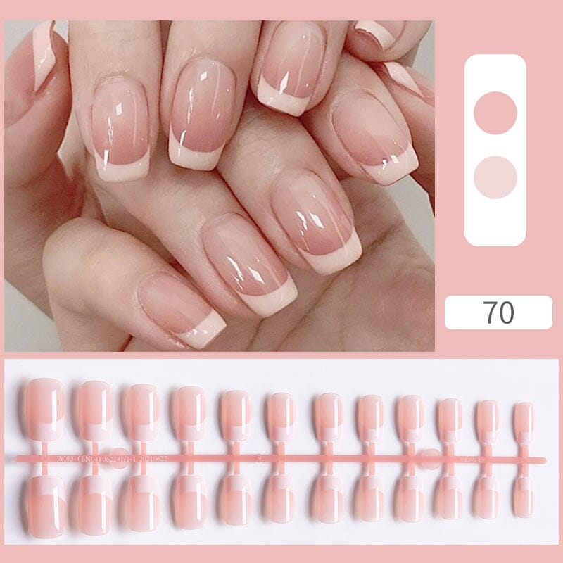 French Jelly False Nail Tips A70 Tools & Accessories BORN PRETTY 