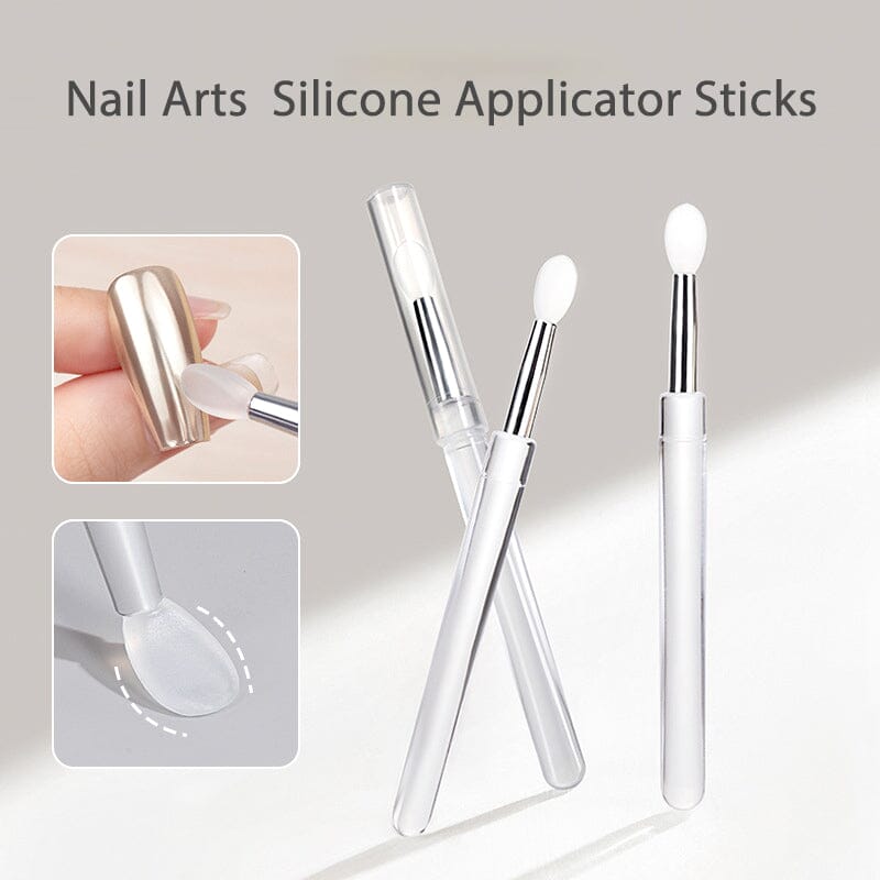 Silicone Nail Brush for Chrome Powder Applicator Reusable Tools & Accessories BORN PRETTY 