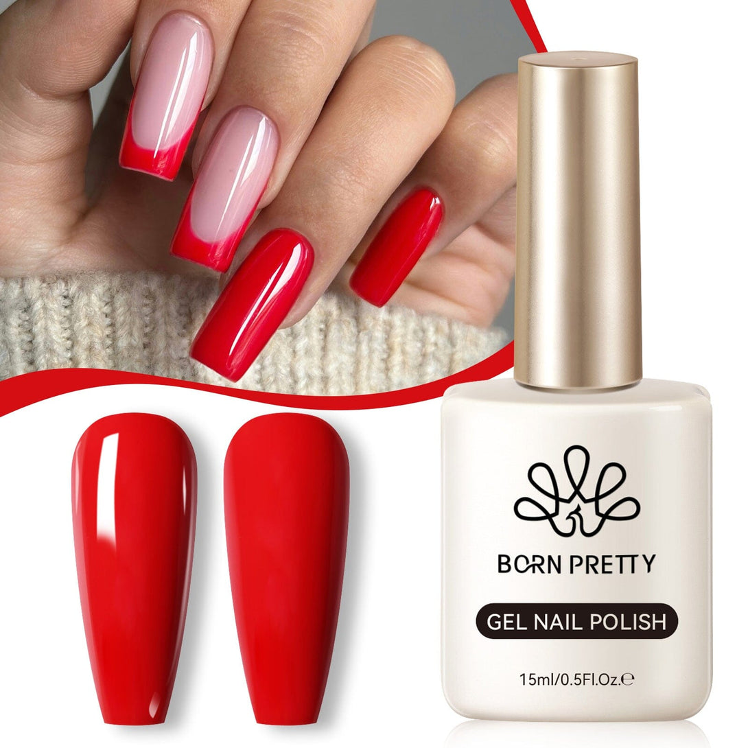 Red Hema-Free Color Gel Polish #03 15ml Gel Nail Polish BORN PRETTY 