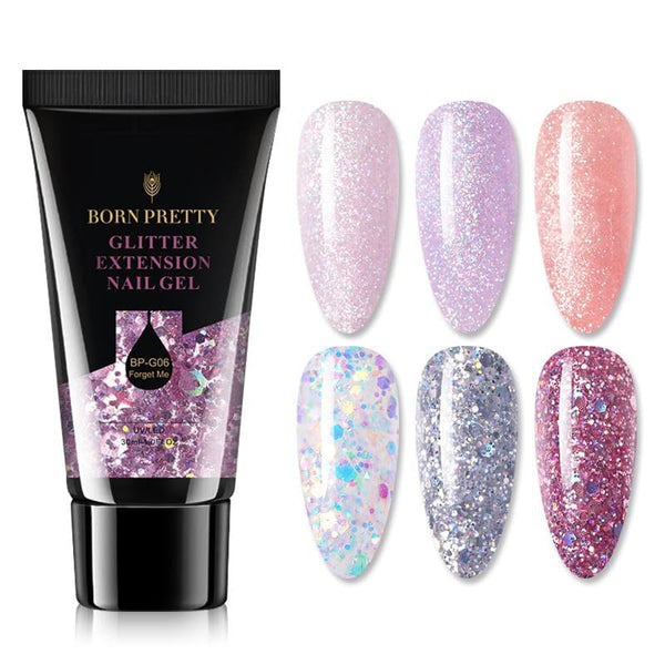 Glitter Extension Gel 30ml Gel Nail Polish BORN PRETTY 