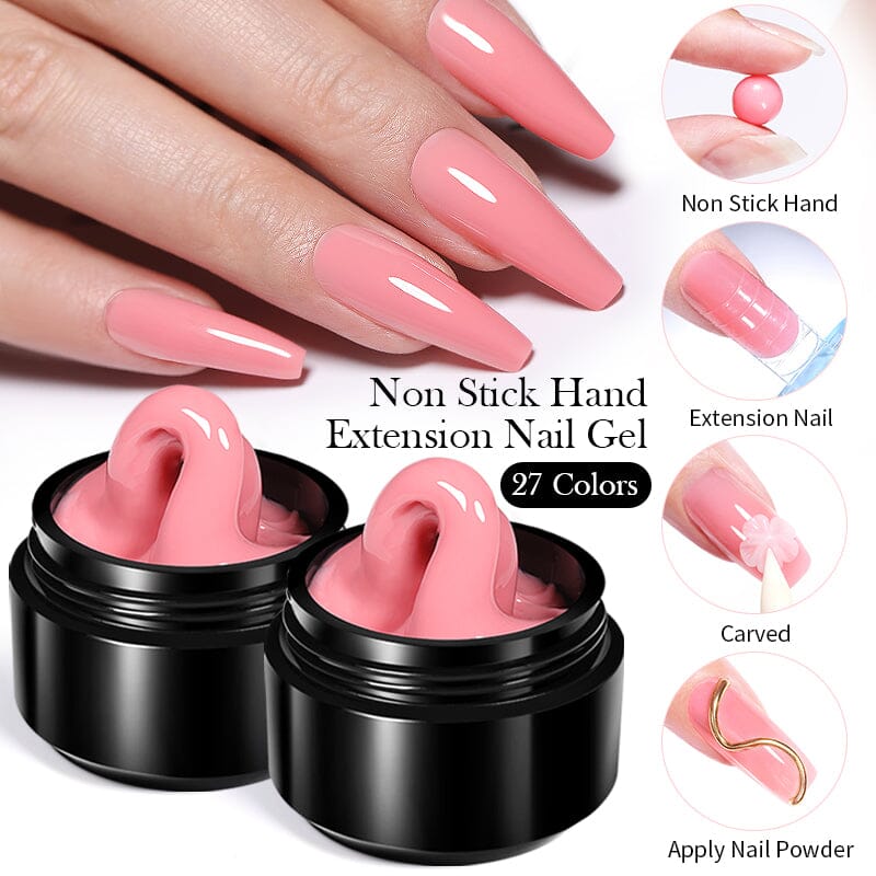 Soft Nude Non Stick Hand Extension Nail Gel NSG08 15ml Gel Nail Polish BORN PRETTY 