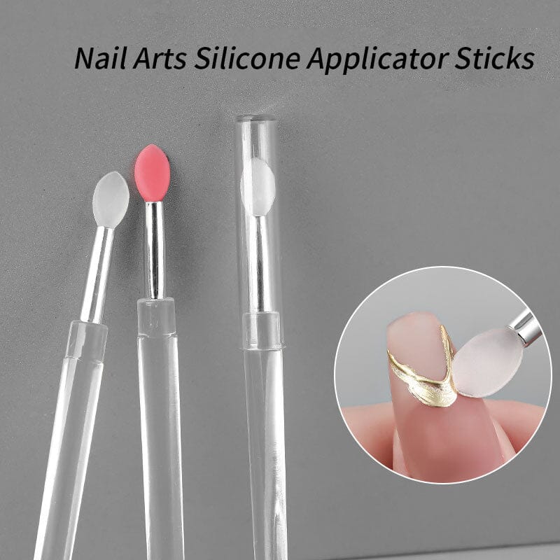 Nail Art Silicone Applicator Sticks Tools & Accessories No Brand 