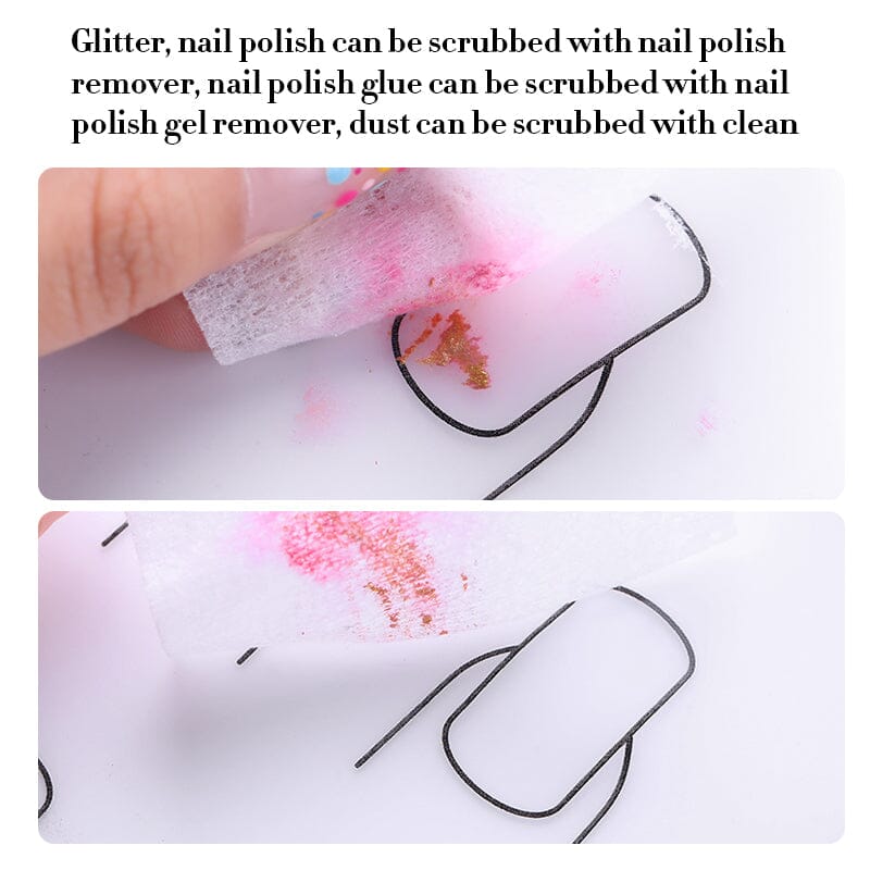 Nails Silicone Mat Nail Art Stamping Mats Manicure Mat Nail Polish Coloring  Practice Pad Nail Sticker Guide Printing Table Cover (Pattern A) 