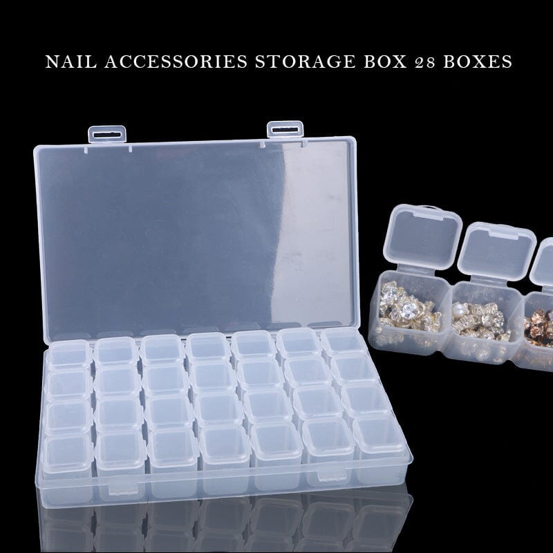 Empty Nail Decoration Plastic Box Display Container Tools & Accessories BORN PRETTY 