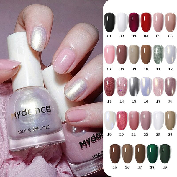 Water Based Nail Polish No Baking Long Lasting Quick Dry Odorless Peel Off Nail Polish 10ml Nail Polish No Brand 