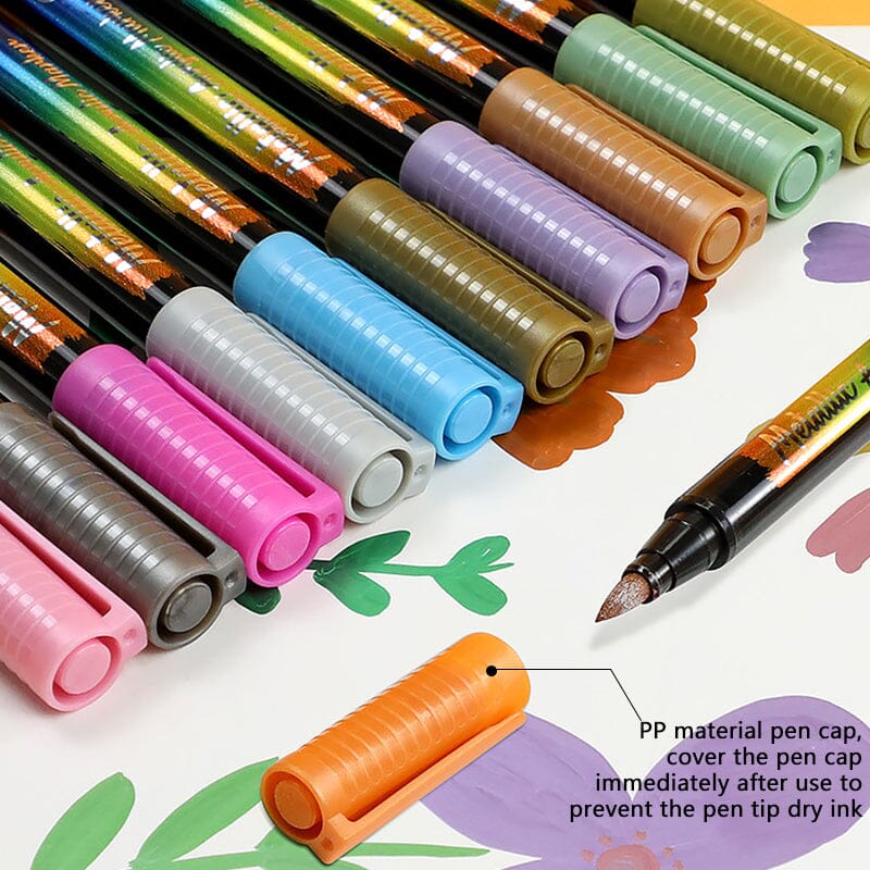 12 Colors Nail Art Drawing Graffiti Pen Tools & Accessories BORN PRETTY 