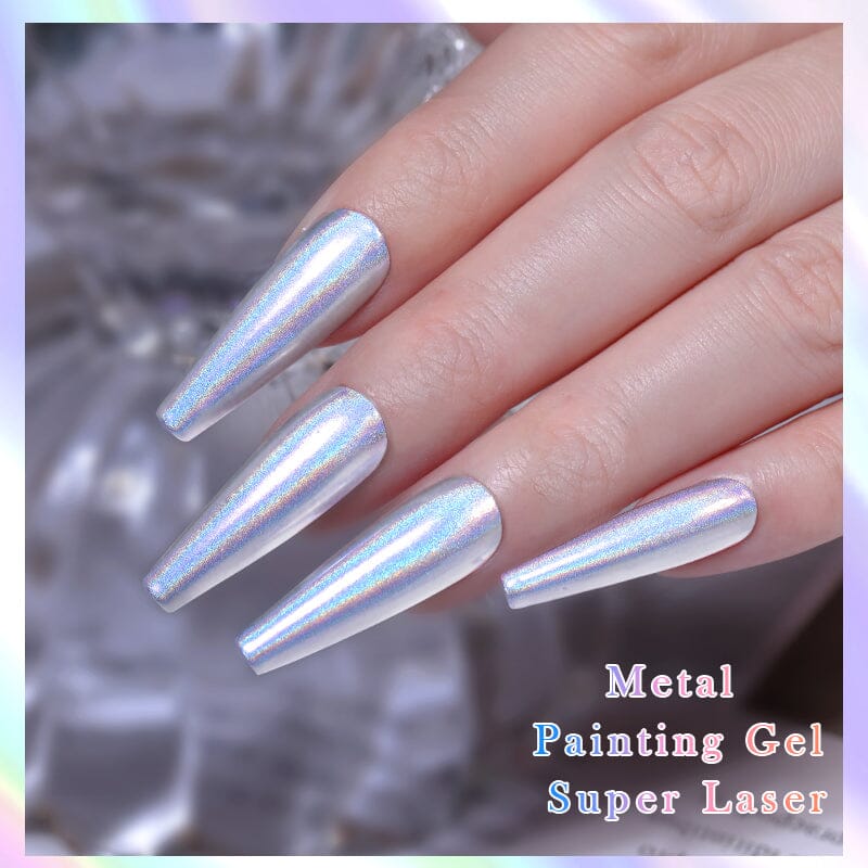 Metal Painting Gel Super Laser 5ml Gel Nail Polish BORN PRETTY 