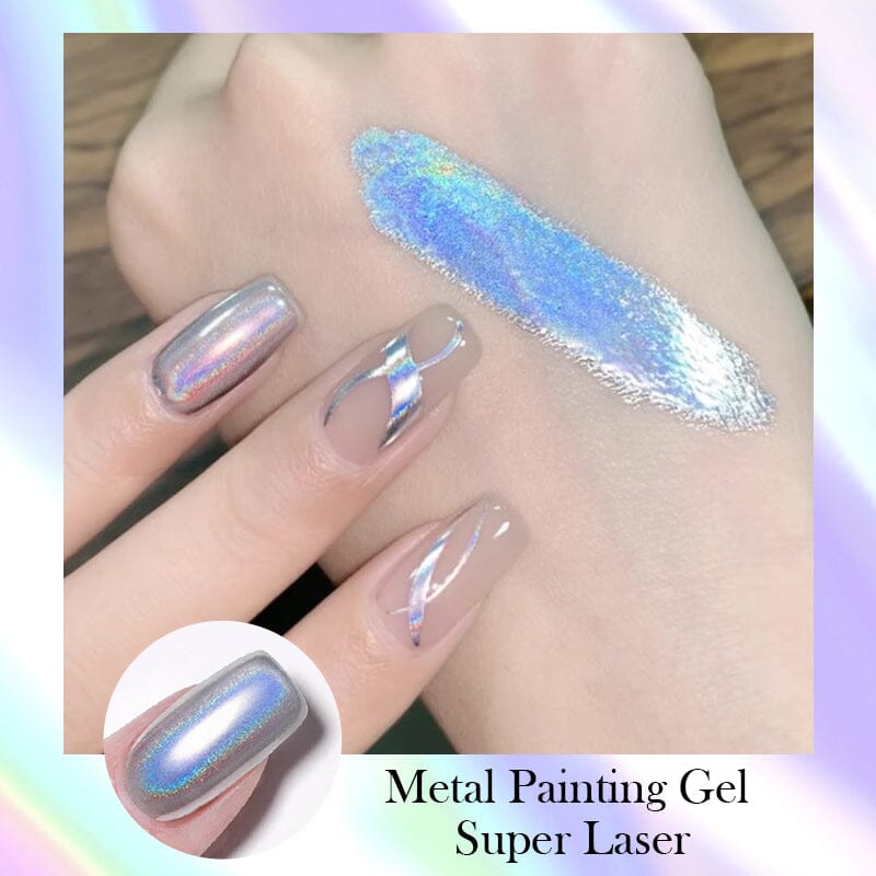 Metal Painting Gel Super Laser 5ml Gel Nail Polish BORN PRETTY 