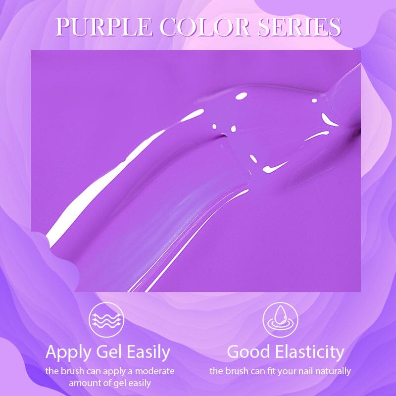 12 Colors Purple Series Gel Polish 10ml Gel Nail Polish BORN PRETTY 