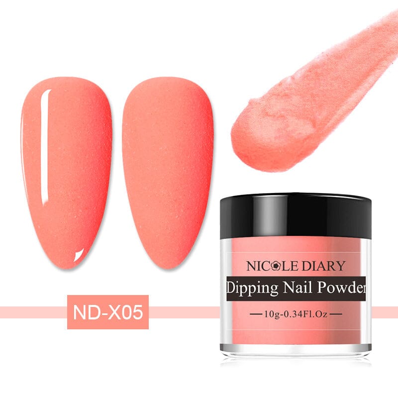 Matte Color Dipping Nail Powder 10ml Nail Powder NICOLE DIARY ND-X05 