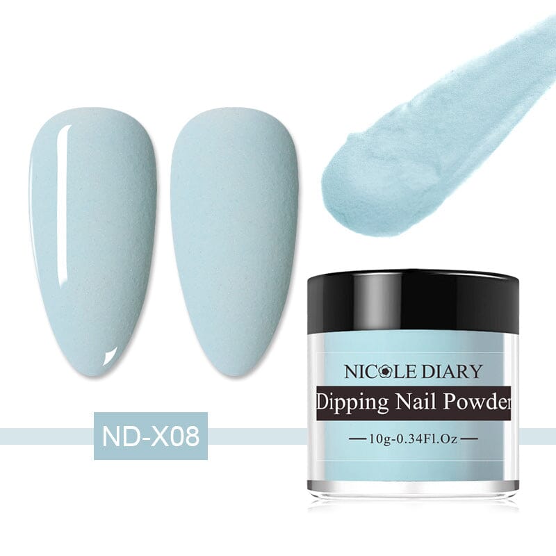 Matte Color Dipping Nail Powder 10ml Nail Powder NICOLE DIARY ND-X08 