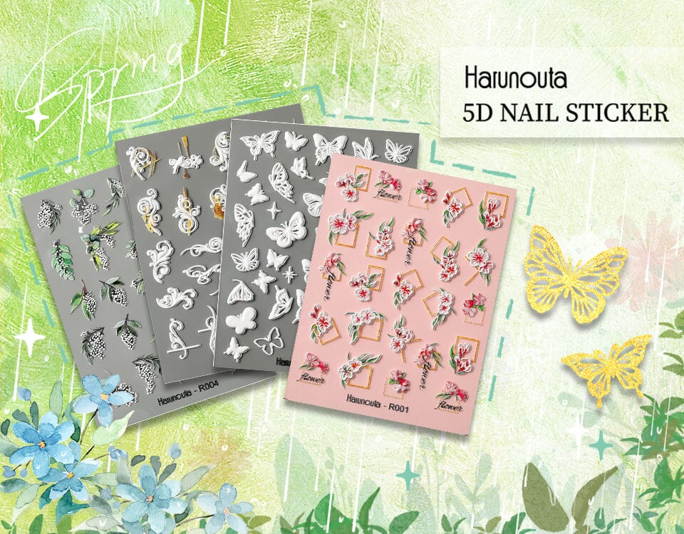 5D Nail Sticker Nail Sticker Harunouta 