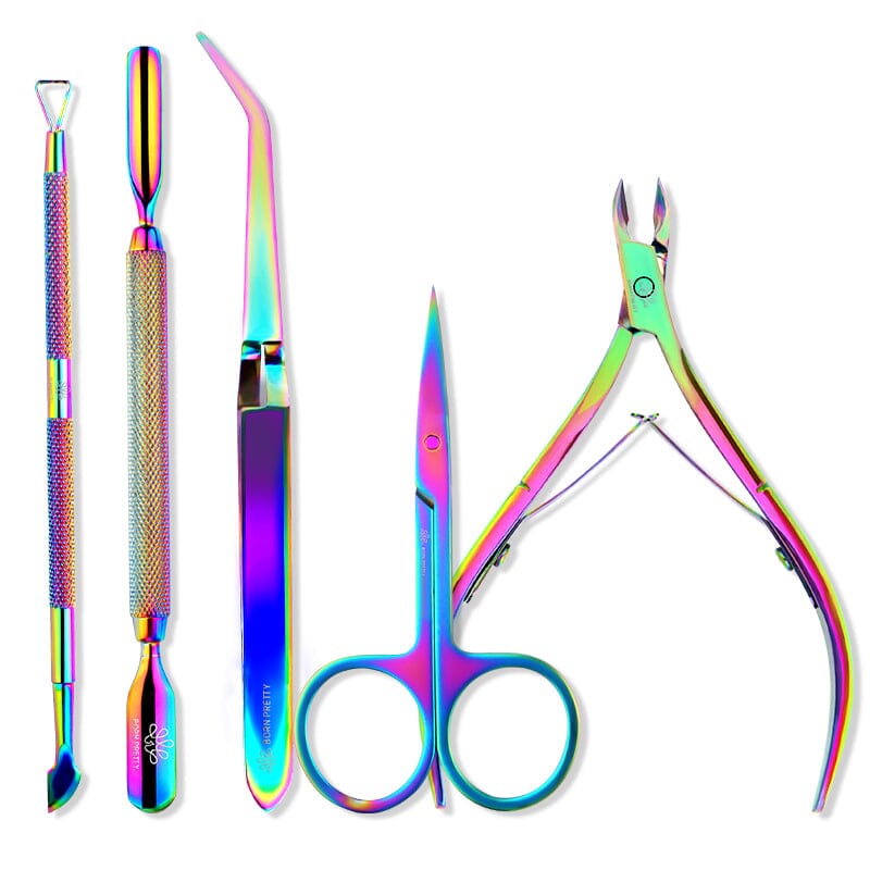 Nail Tools Nipper Clipper Cutter Scissor Cuticle Trimmer Remover Tools & Accessories BORN PRETTY 9pcs Set 