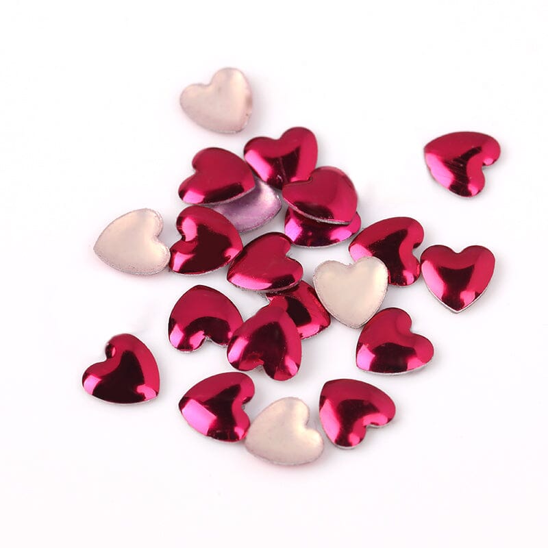 Red Black Heart Valentine's Day 3D Nail Decoration Nail Decoration No Brand 