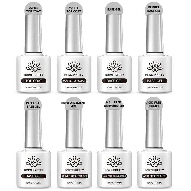 Function Gel 10ml (Base Top Coat Reinforcement Gel Dehydrator Primer) Gel Nail Polish BORN PRETTY 