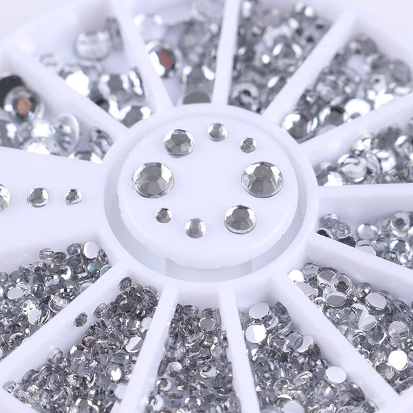 3D Nail Rhinestones in Wheel DIY Nails BORN PRETTY 