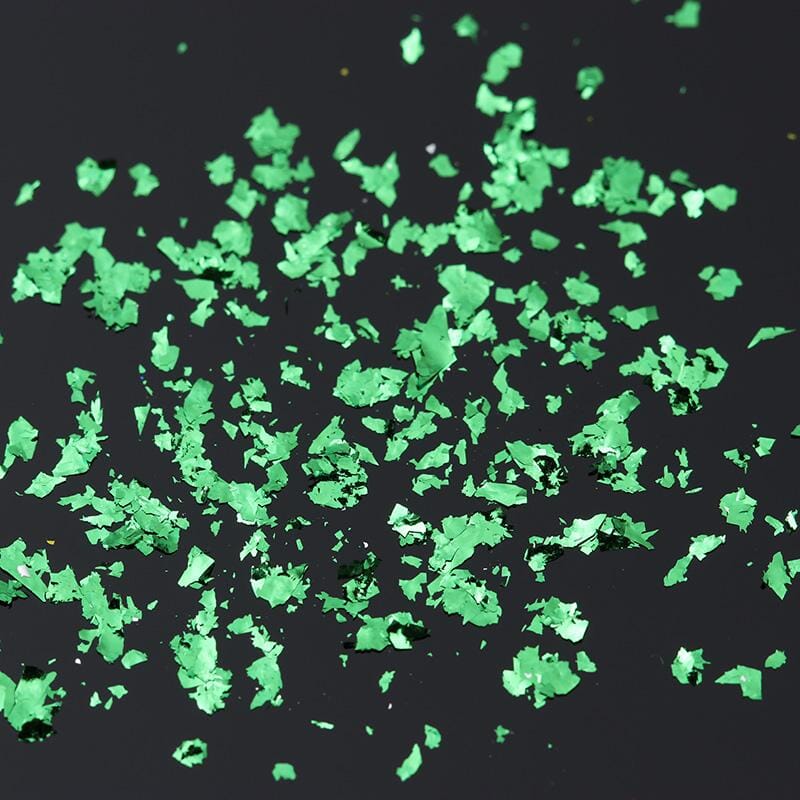 Green Sequins Glitter Nail Powder Nail Powder BORN PRETTY 