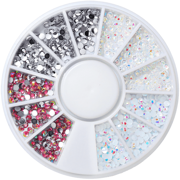 Resin Rhinestones Nail Wheel Decoration DIY Nails BORN PRETTY 