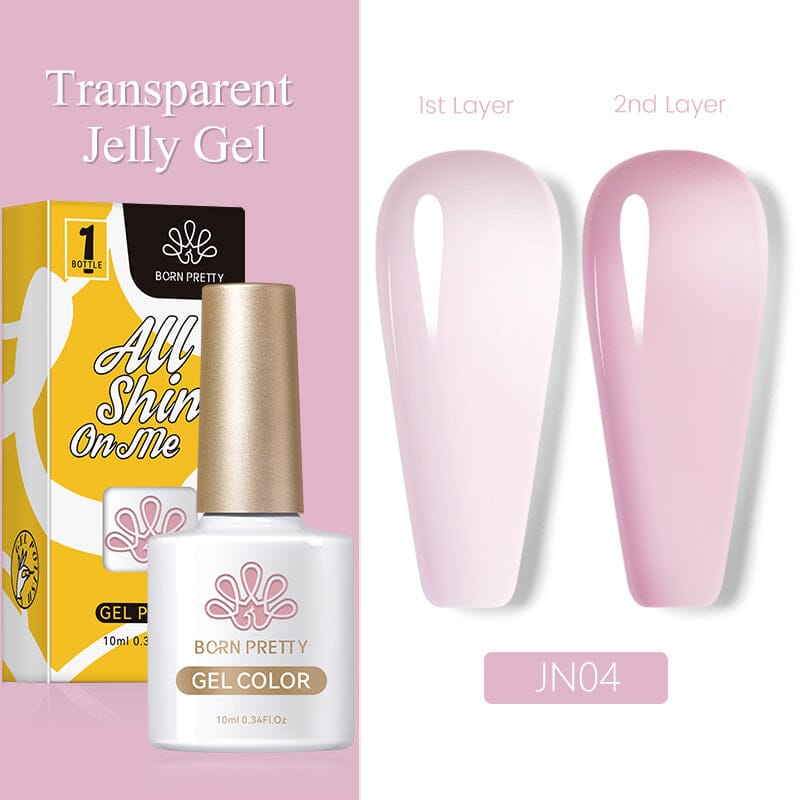 Jelly Nude Gel 10ml Gel Nail Polish BORN PRETTY JN04 