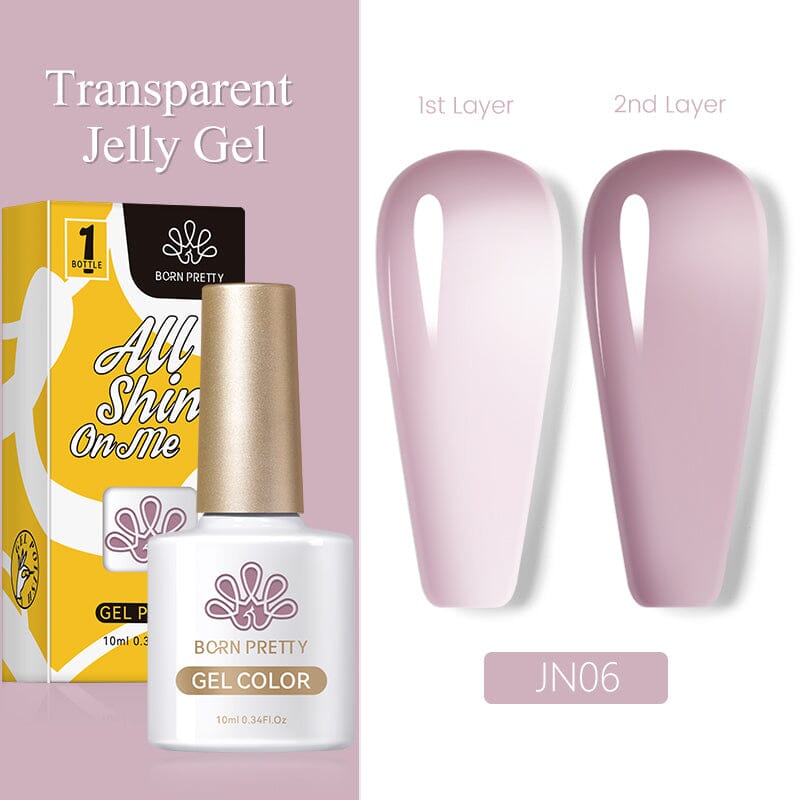 Jelly Nude Gel 10ml Gel Nail Polish BORN PRETTY JN06 