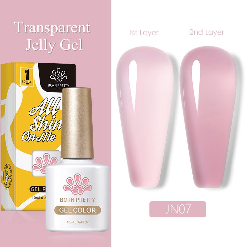 Jelly Nude Gel 10ml Gel Nail Polish BORN PRETTY JN07 