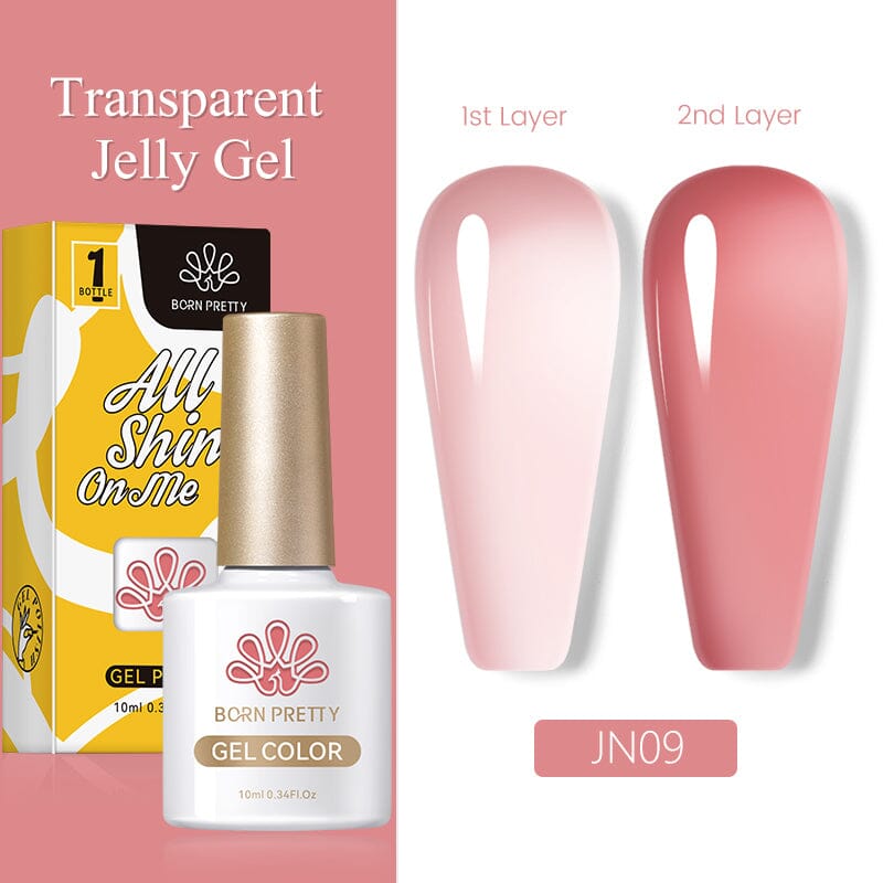 Jelly Nude Gel 10ml Gel Nail Polish BORN PRETTY JN09 