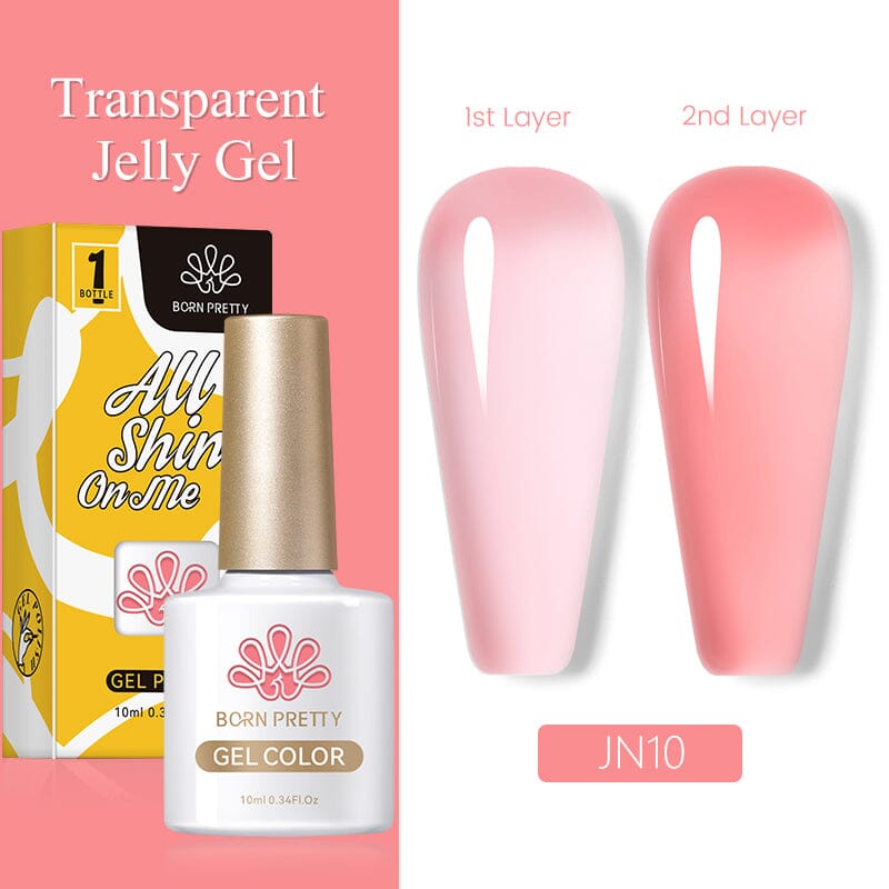 Jelly Nude Gel 10ml Gel Nail Polish BORN PRETTY JN10 