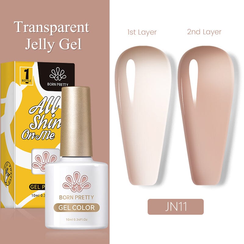 Jelly Nude Gel 10ml JN11 Gel Nail Polish BORN PRETTY 