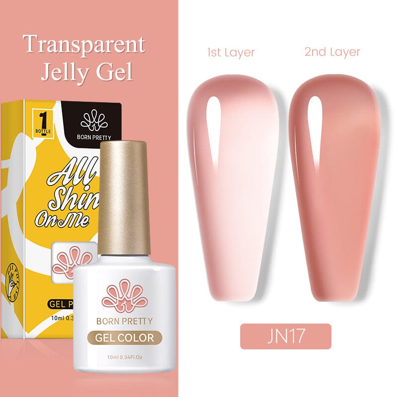Jelly Nude Gel 10ml Gel Nail Polish BORN PRETTY JN17 