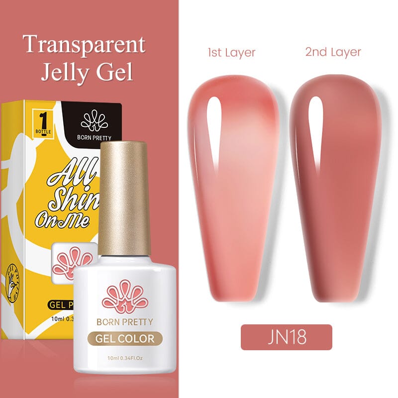 Jelly Nude Gel 10ml Gel Nail Polish BORN PRETTY JN18 