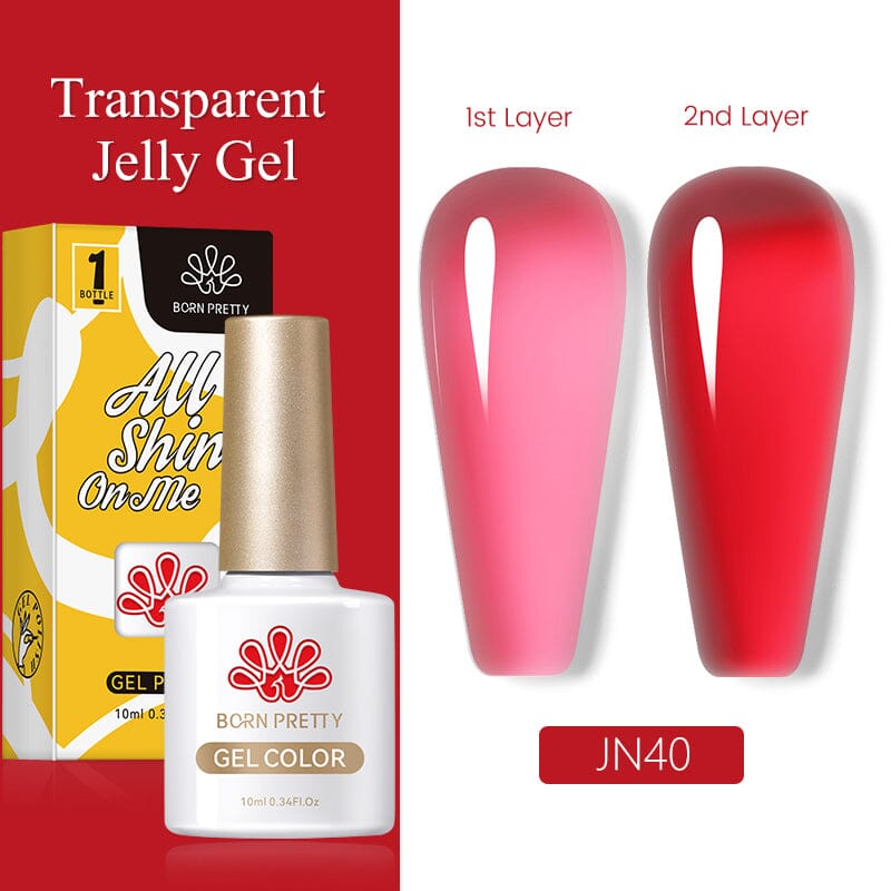 Jelly Nude Gel 10ml Gel Nail Polish BORN PRETTY JN40 