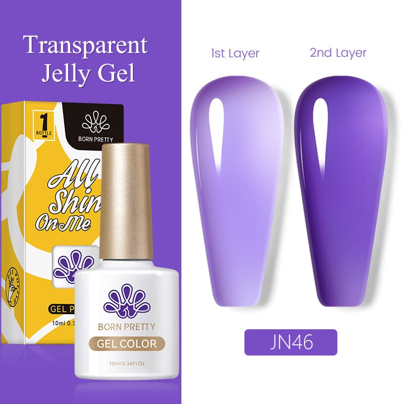 Jelly Nude Gel 10ml Gel Nail Polish BORN PRETTY JN46 