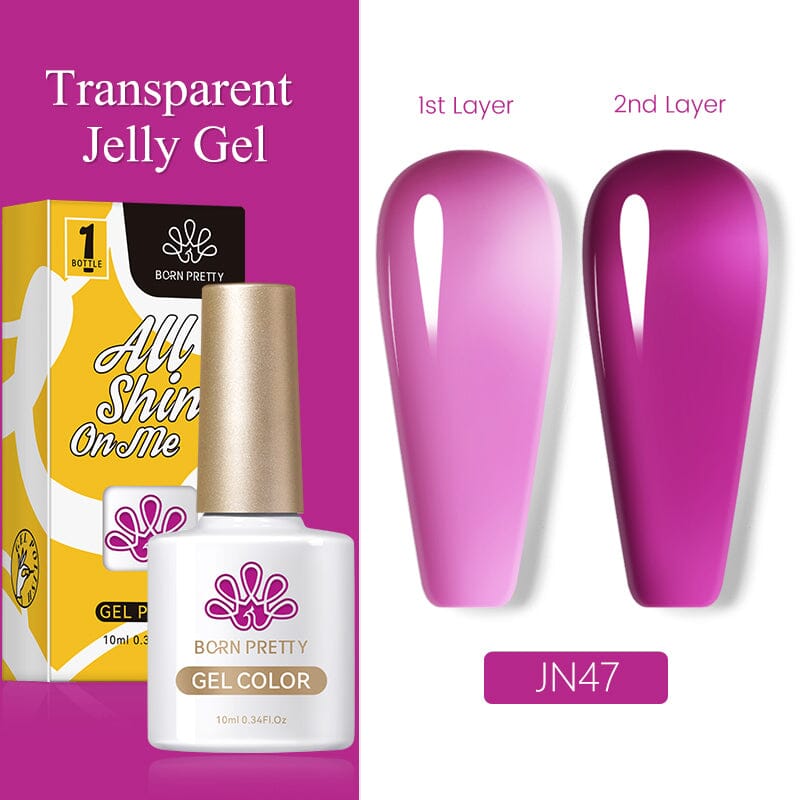 Jelly Nude Gel 10ml Gel Nail Polish BORN PRETTY JN47 