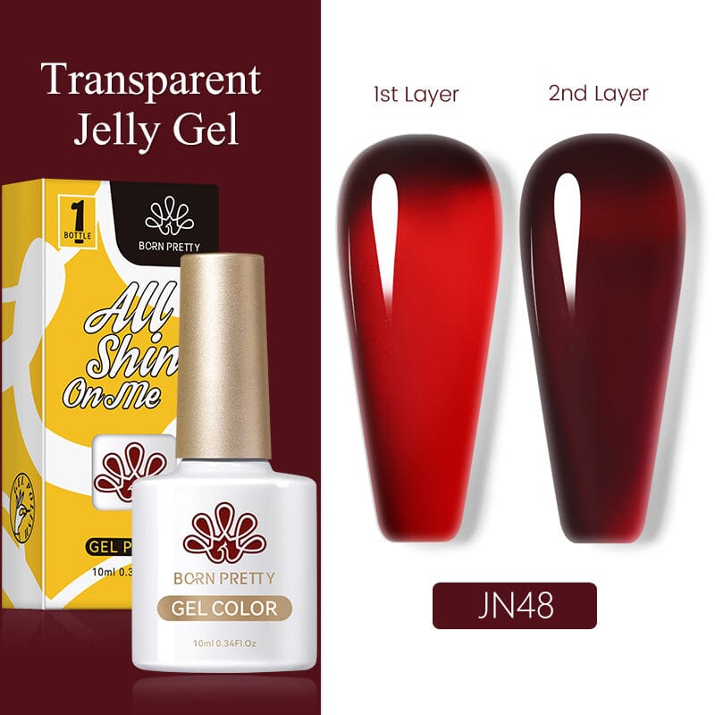Jelly Nude Gel 10ml JN48 Gel Nail Polish BORN PRETTY 