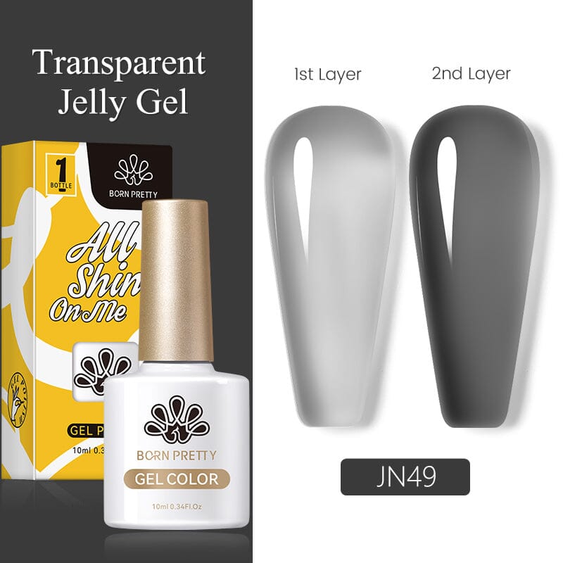 Jelly Nude Gel 10ml JN49 Gel Nail Polish BORN PRETTY 
