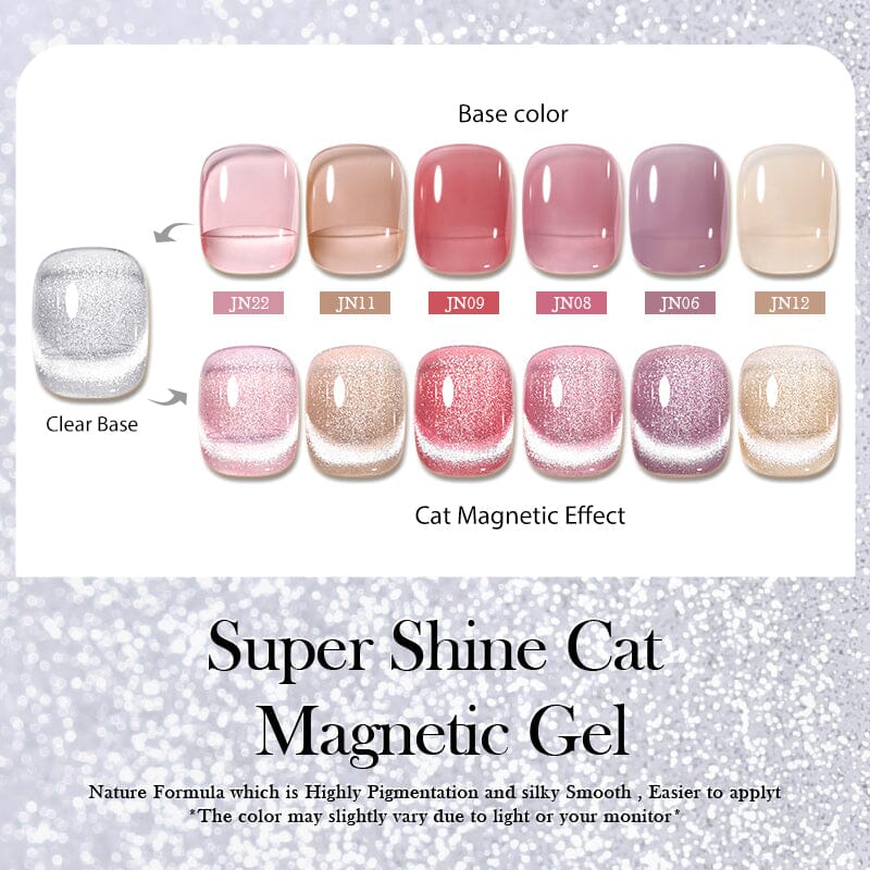 Super Shine Cat Magnetic Gel 10ml Gel Nail Polish BORN PRETTY 