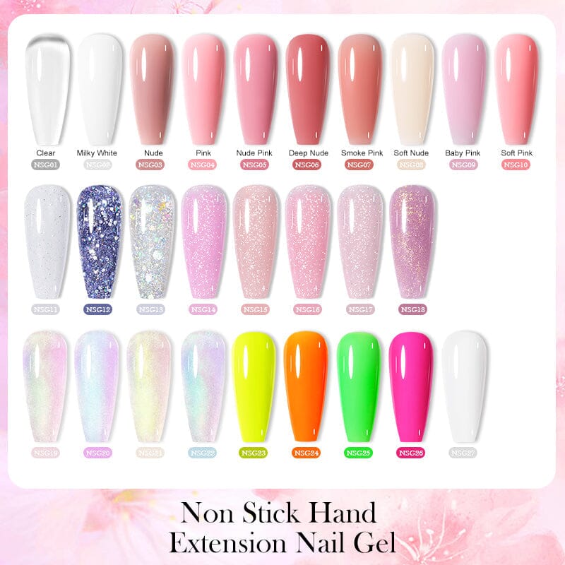 Nude Non Stick Hand Extension Nail Gel 15ml NSG03 Gel Nail Polish BORN PRETTY 